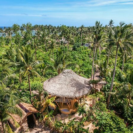 The Bamboo Houses - Tropical Garden & Empty Beach General Luna  Exterior foto