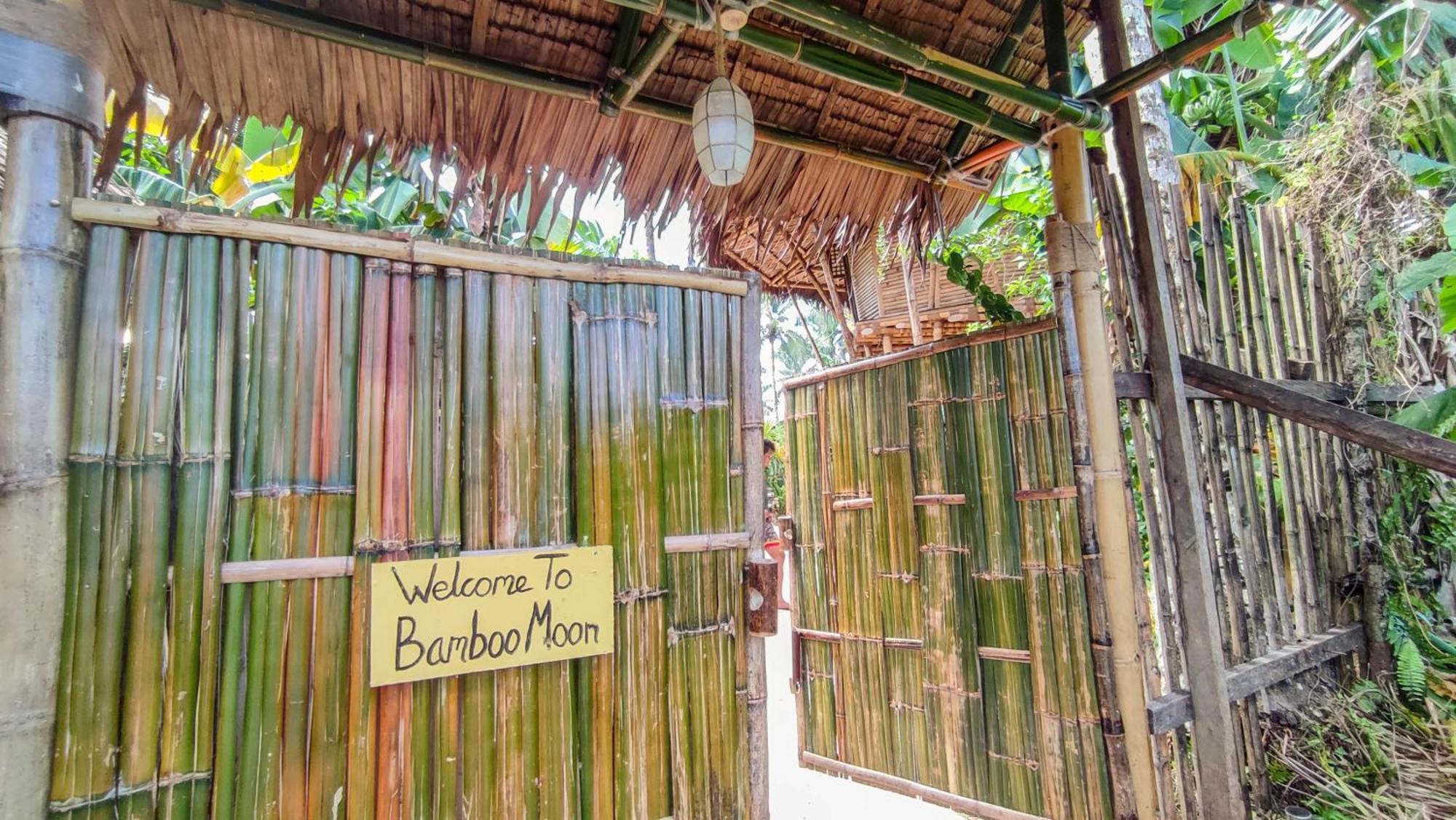 The Bamboo Houses - Tropical Garden & Empty Beach General Luna  Exterior foto